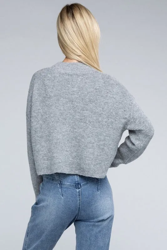 Mock Neck Sweater