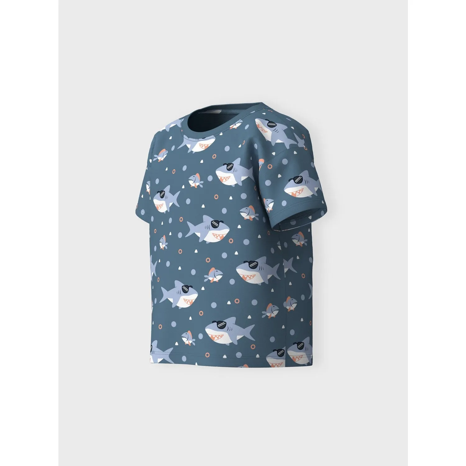 Name It Provincial Blue Sharks Valther Loose T-Shirt