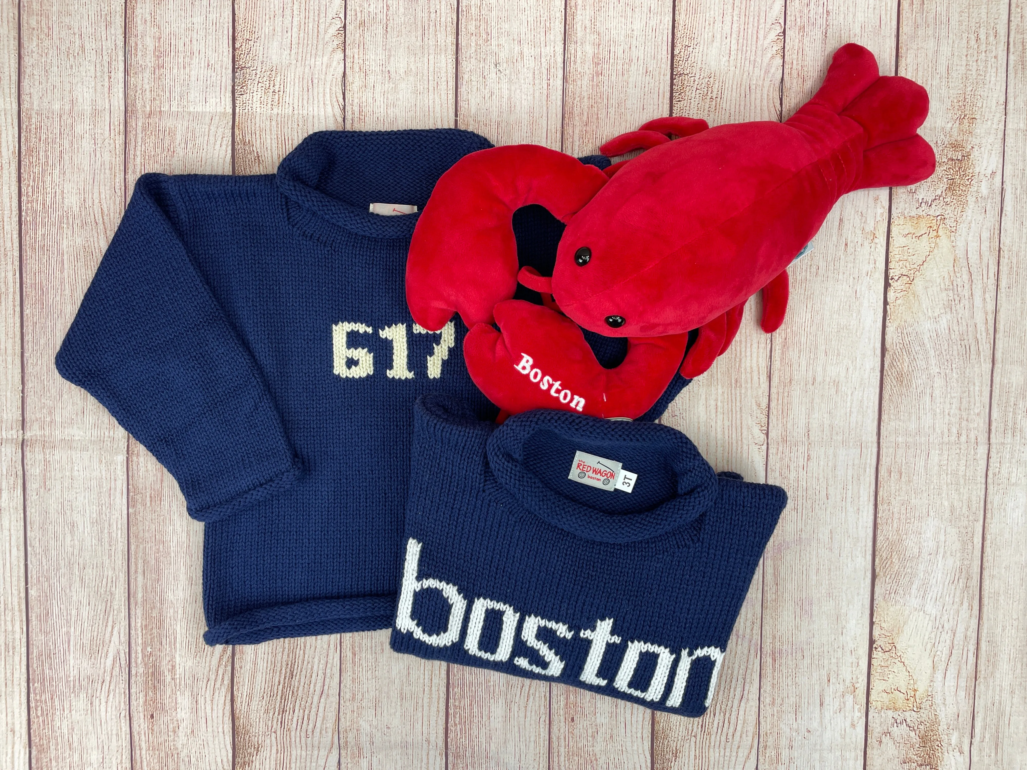 Navy 617 Roll Neck Sweater