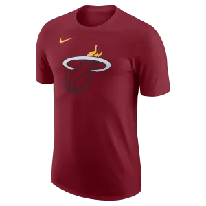Nike - Men - Miami Heat Logo Tee - Tough Red