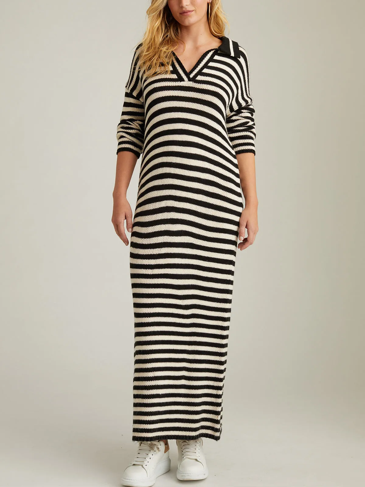 Raya: Stripe Polo Dress