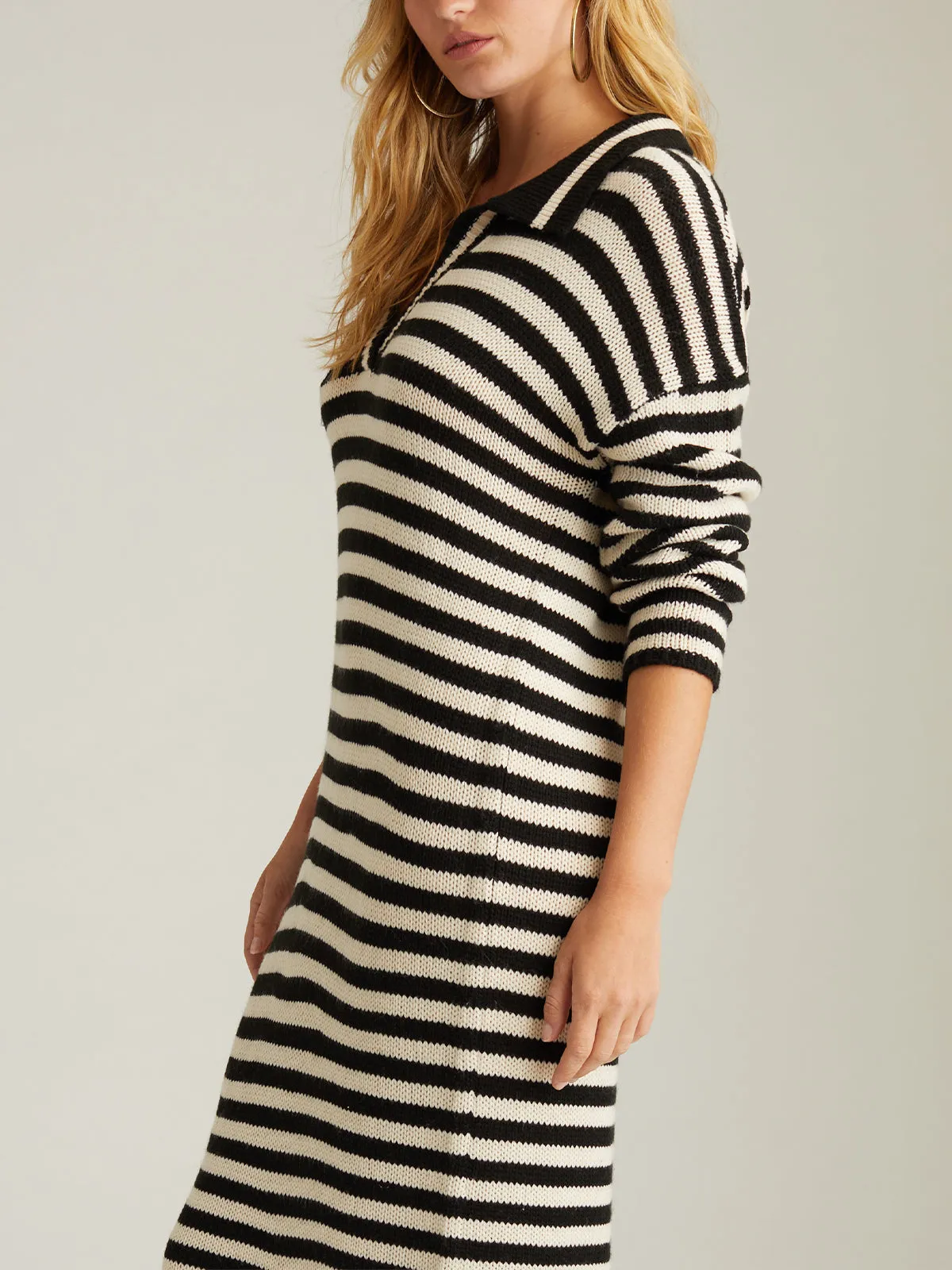 Raya: Stripe Polo Dress