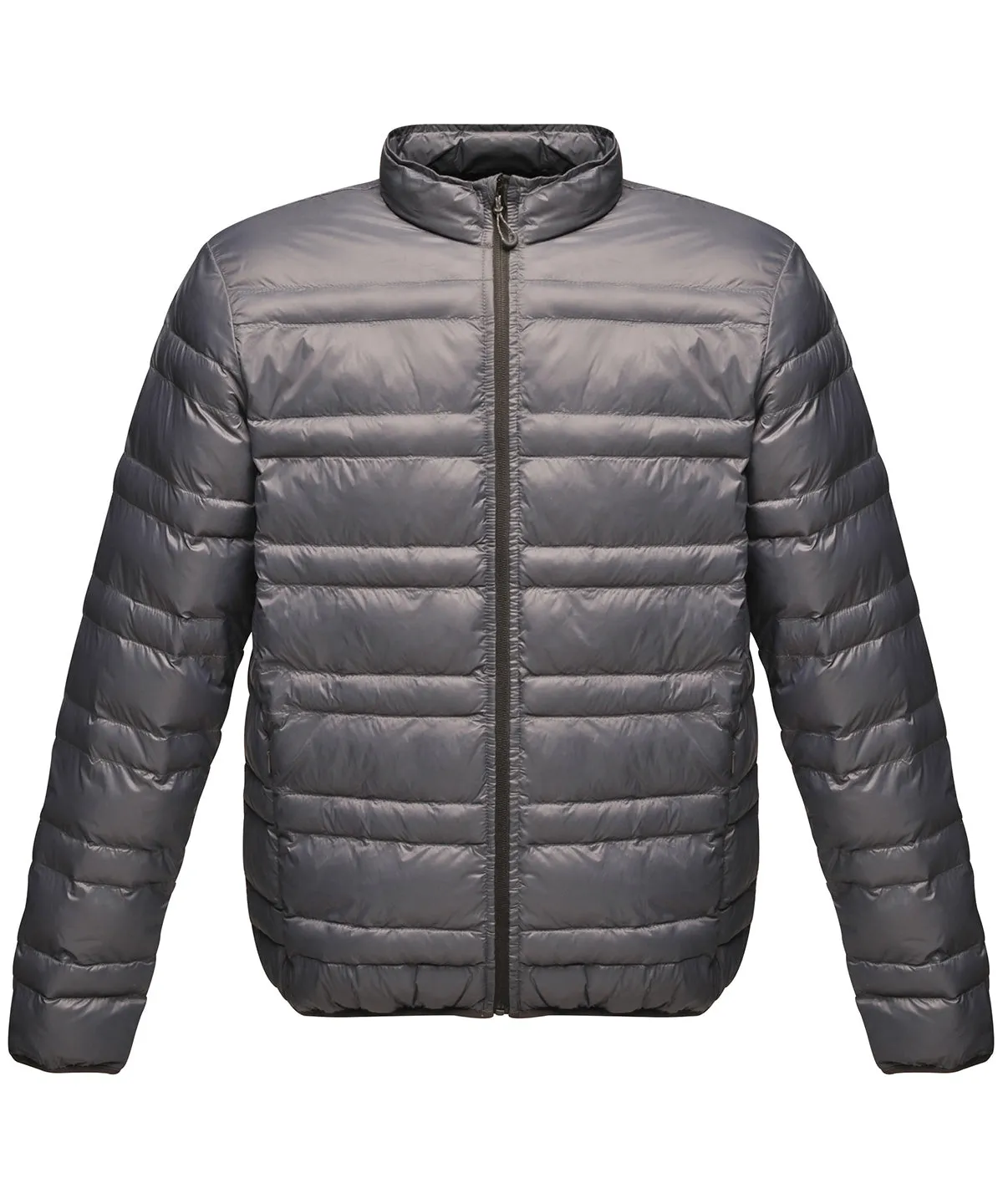 Seal Grey/Black - Firedown down-touch jacket