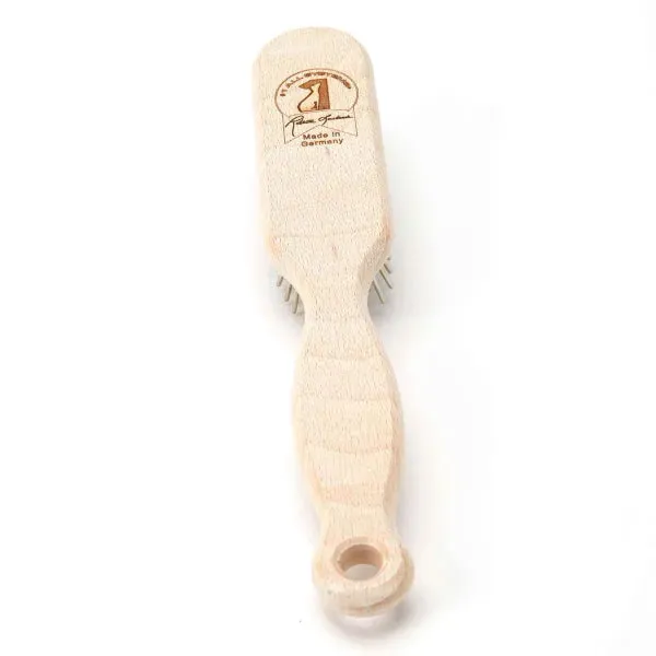 Soft Touch Wooden Pin Brush - Thicker Coats