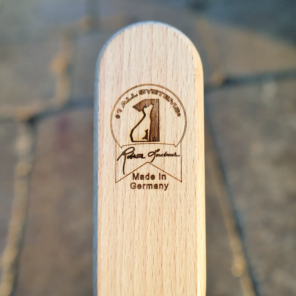 Soft Touch Wooden Pin Brush - Thicker Coats