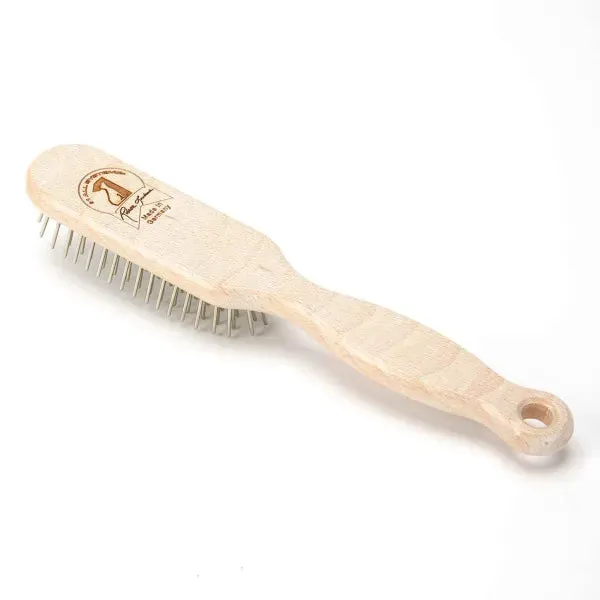 Soft Touch Wooden Pin Brush - Thicker Coats