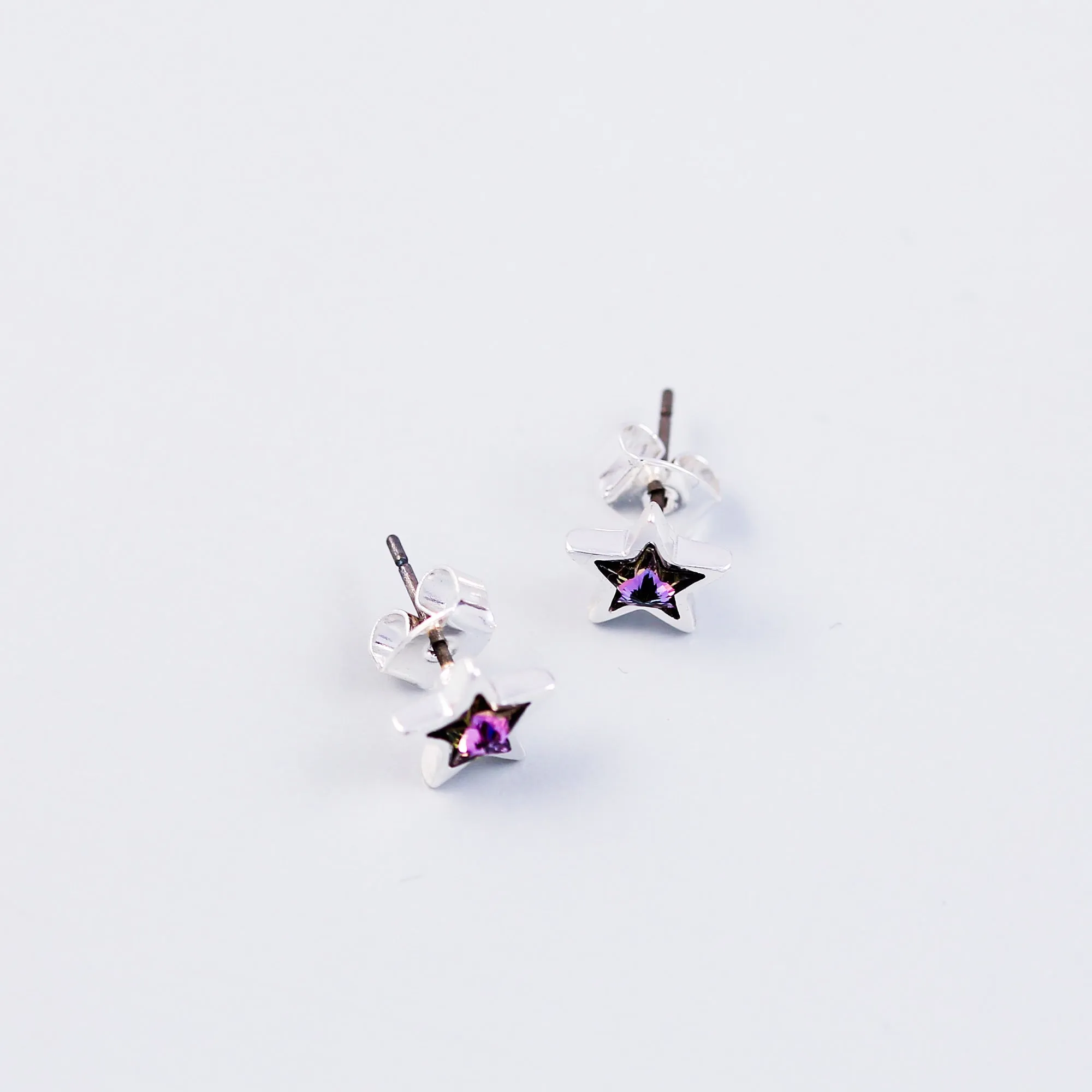 Stars Silver & Gold Purple Crystal Bundle 5056183902865