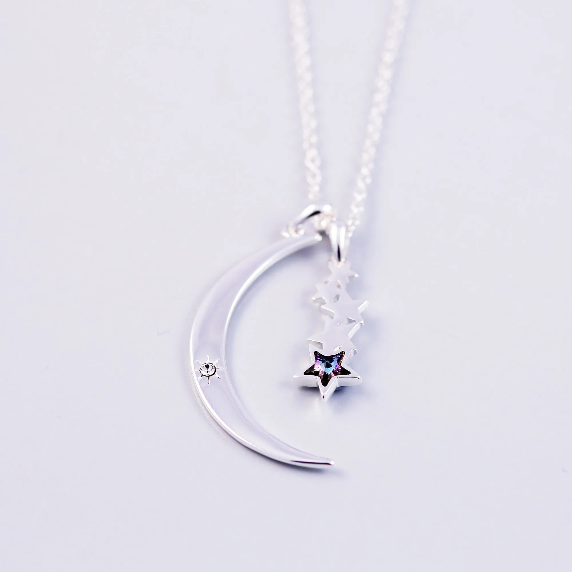 Stars Silver & Gold Purple Crystal Bundle 5056183902865