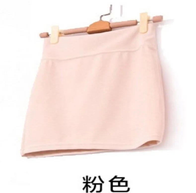 Summer Korean Candy Colors Hip Flattering High Waist Slim-Look Sexy A-Line Pencil Skirt