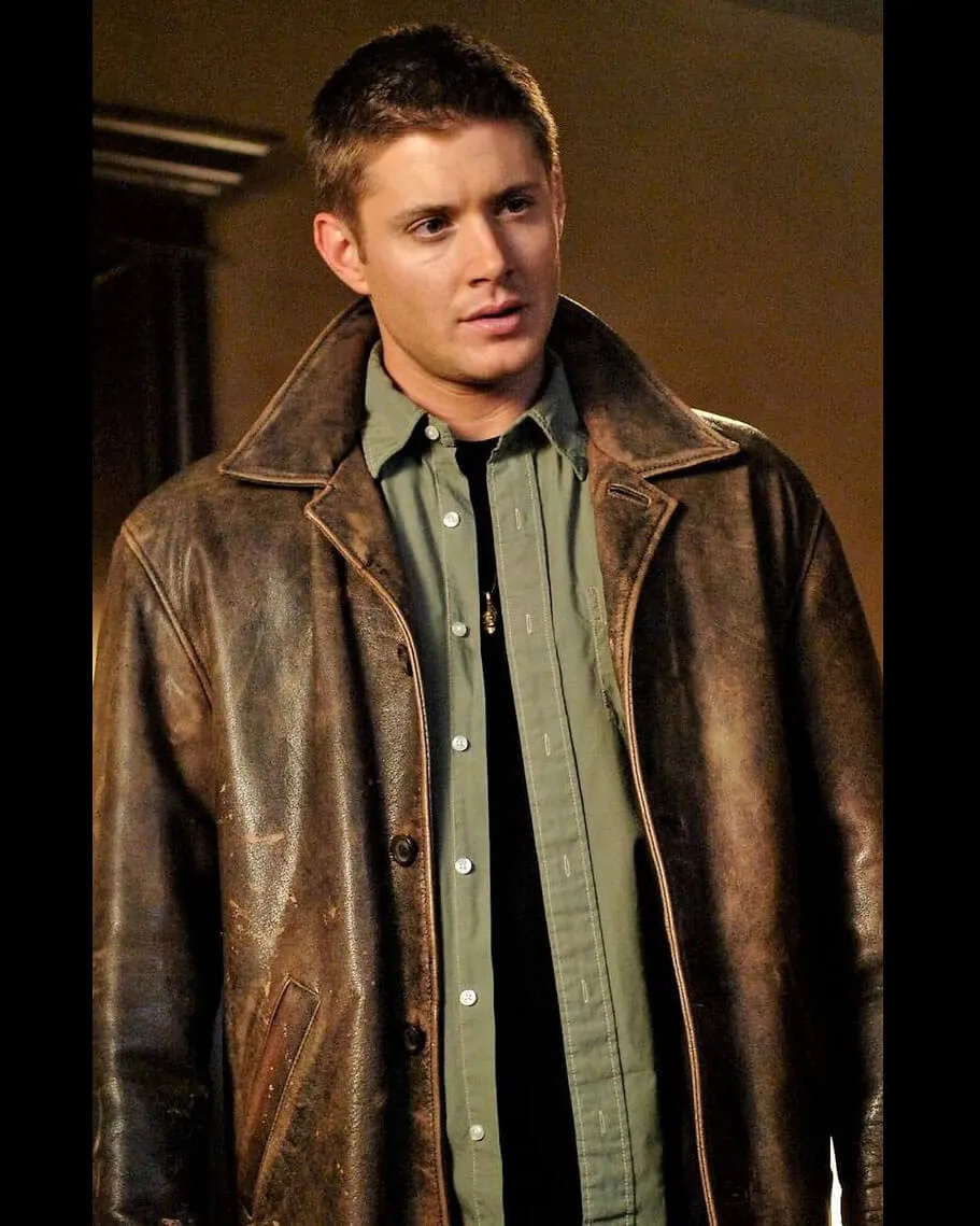 Supernatural Dean Winchester Brown Leather Coat