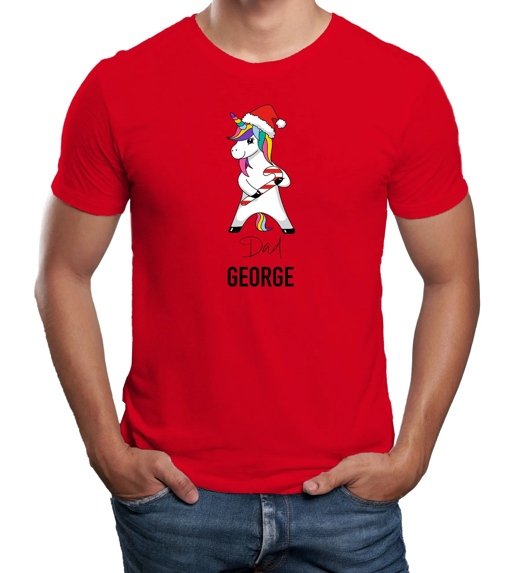 Unicorn Christmas Family T-Shirt
