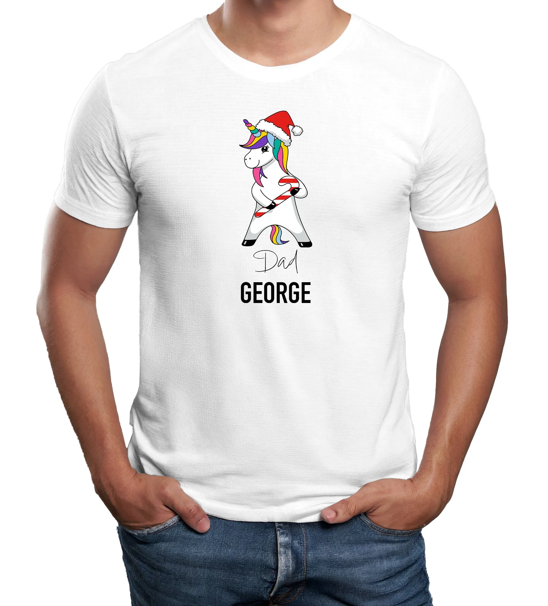 Unicorn Christmas Family T-Shirt