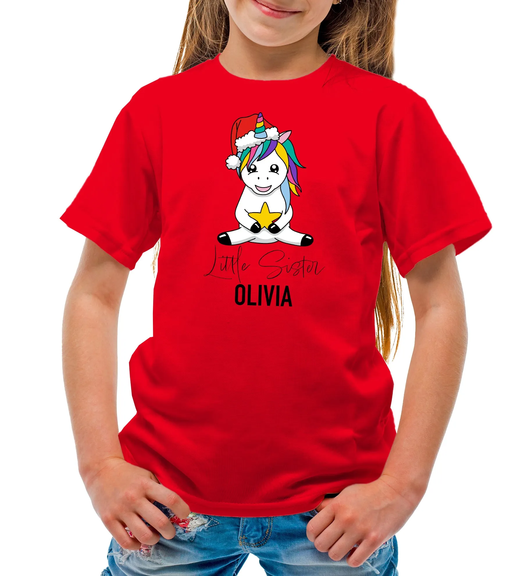 Unicorn Christmas Family T-Shirt