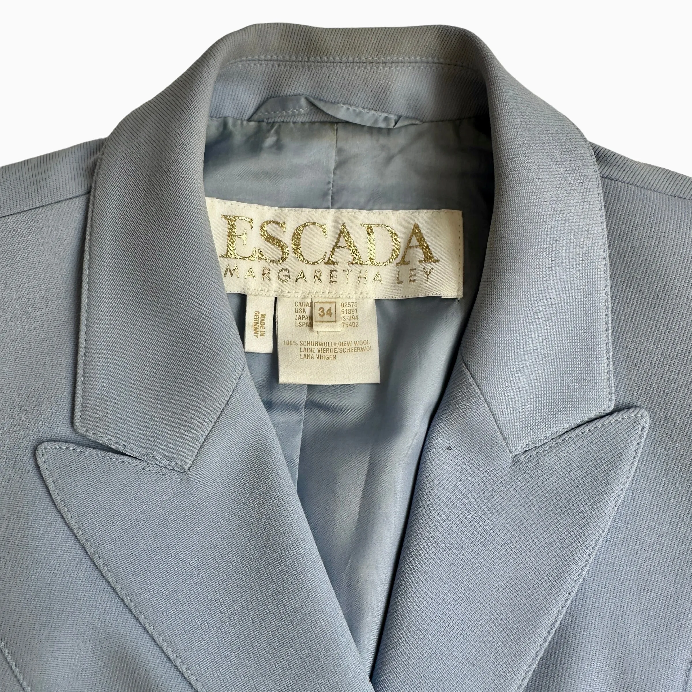 Vintage Pale Blue Blazer - XS