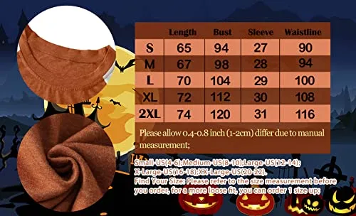 Womens Halloween Shirt Hocus Pocus Shirts Sanderson Witch Broom Graphic Tshirt Raglan Color Block Tops(Orange4,Large)