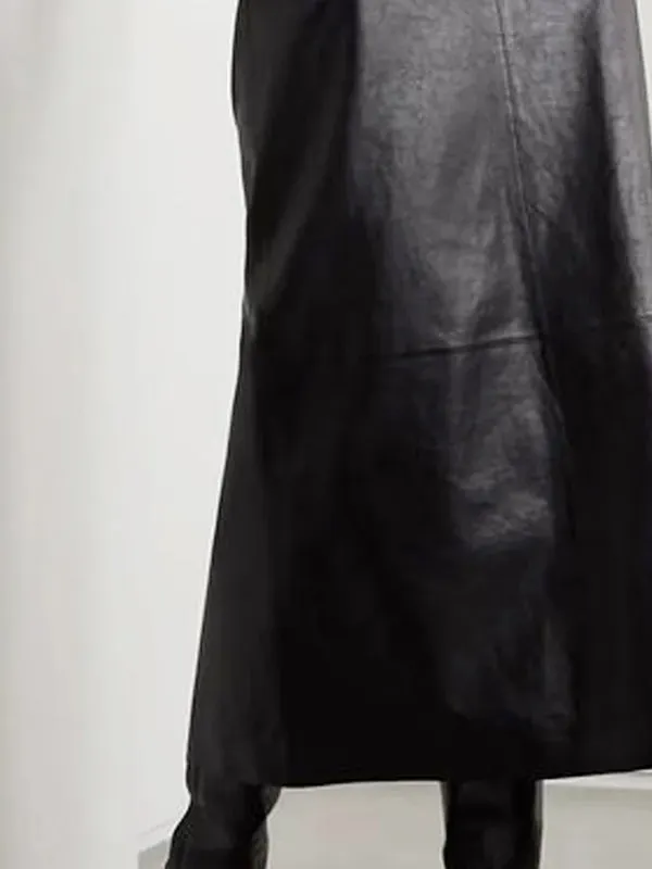 xakxx High Waisted Loose Pockets Solid Color Long Skirts Skirts Bottoms